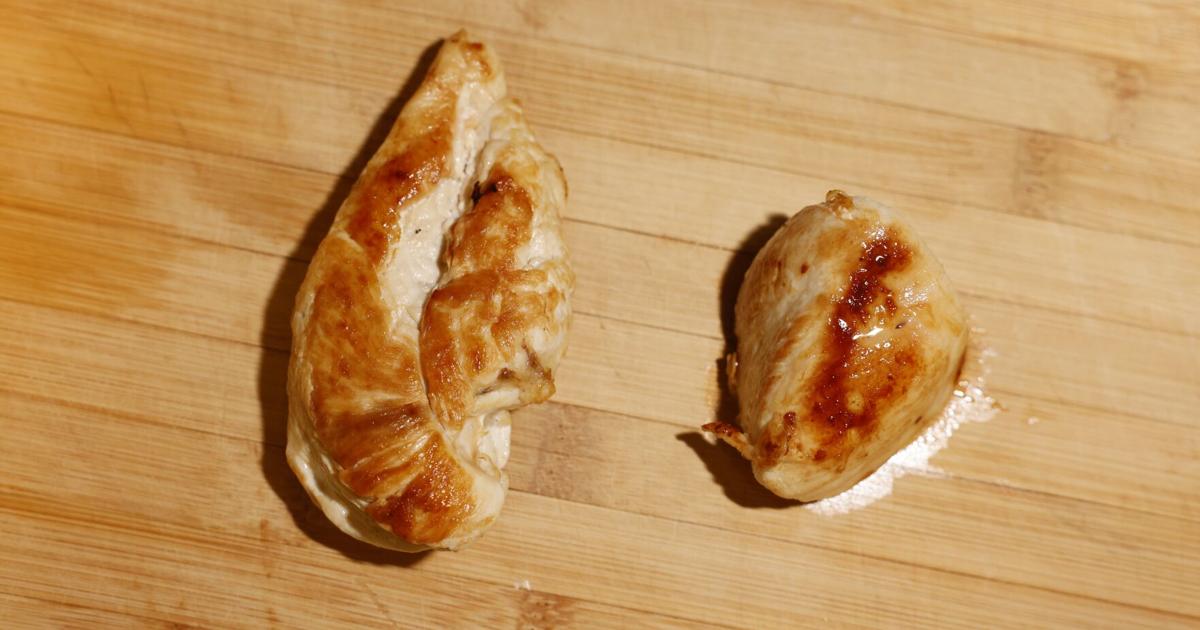 One chicken breast has 10 times more salt. Watch us taste test ‘enhanced’ meat to see if we can tell the difference