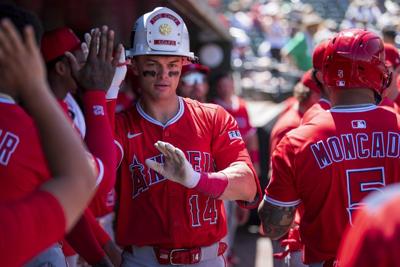 Angels extend win streak, sweep A's with 10-5 victory