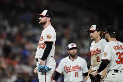 Orioles trade reliever Bryan Baker to Rays for 37th pick in draft