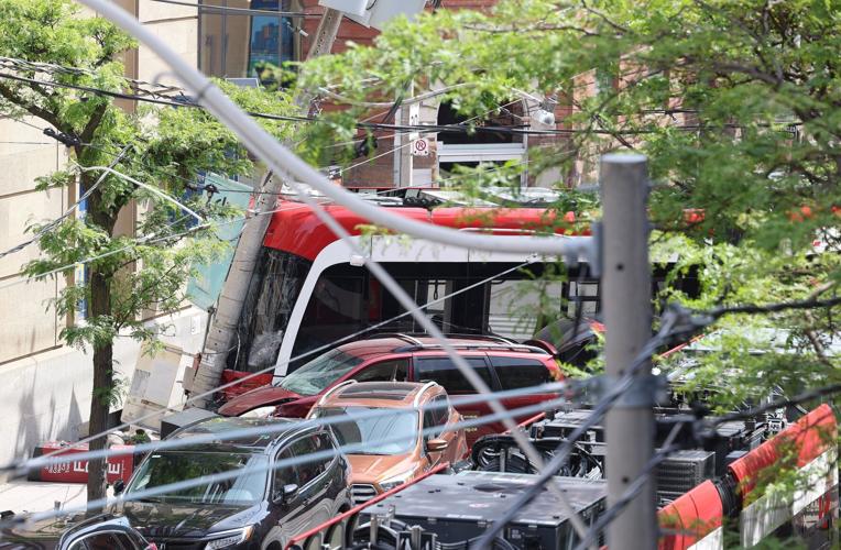 TTC streetcar derailed after downtown Toronto collision