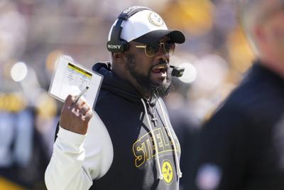 Steelers rookie Kaleb Johnson will watch from the bench after kick-returning flub