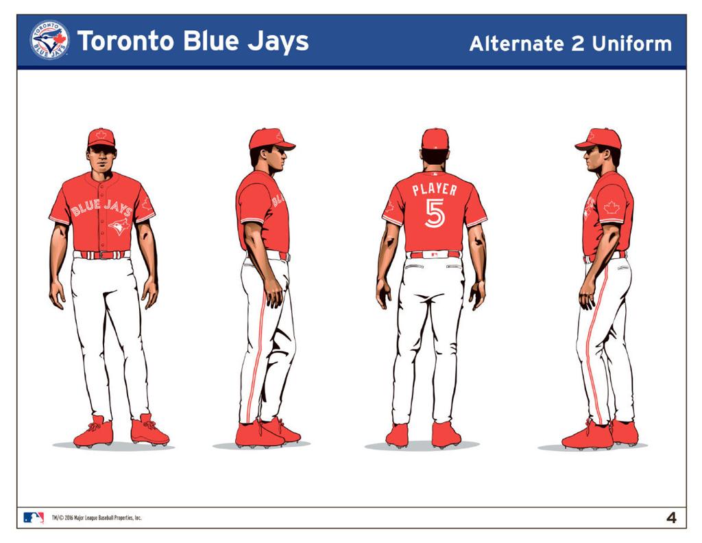 Toronto Blue Jays on X: A closer look at the red jerseys we'll be wearing  during every Sunday home game to celebrate #Canada150.   / X
