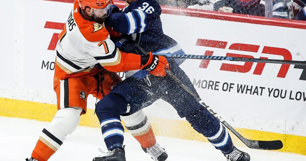 Terry scores two, Anaheim Ducks edge Winnipeg Jets 4-3 in overtime