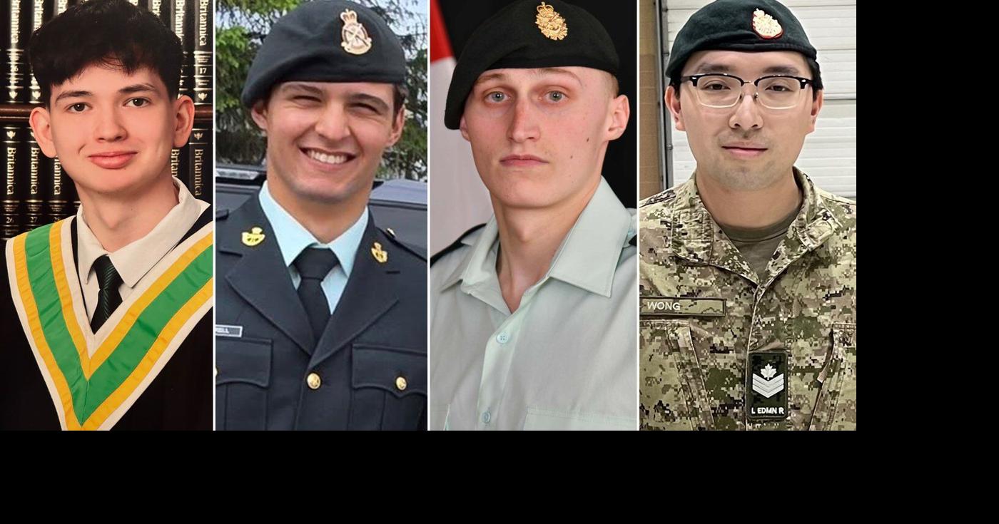 The 4 soldiers killed in fast-moving fire at CFB Wainwright in Alberta