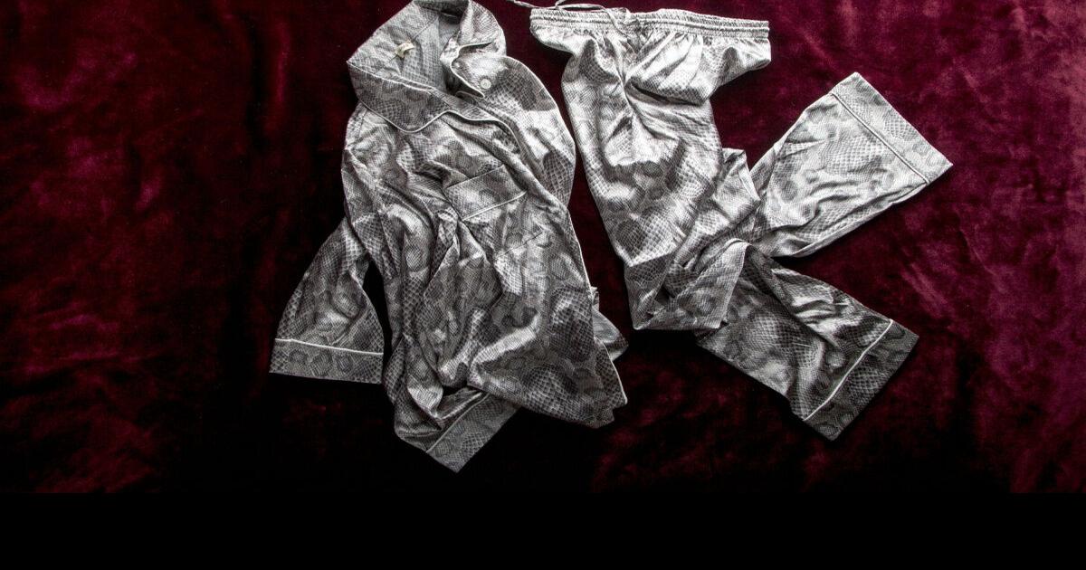 Slithery silk python pyjamas are turning sleepwear into a fashion statement