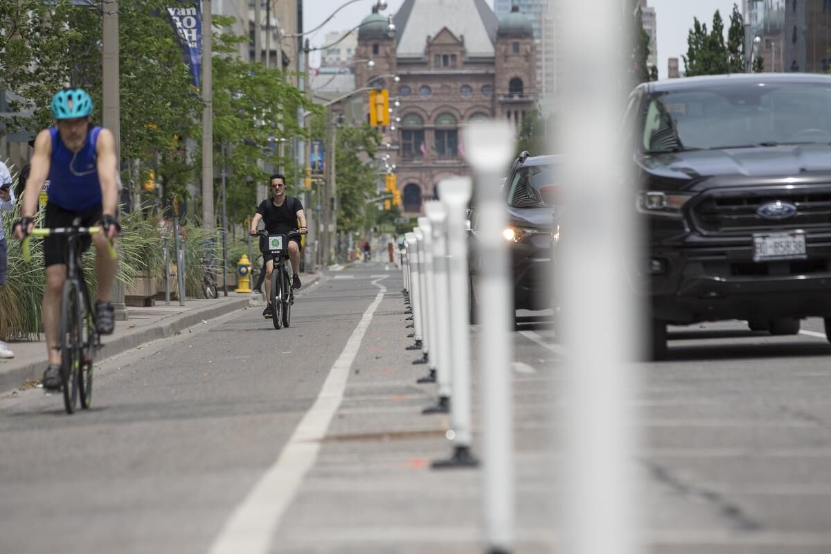 Toronto mayoral election Candidates clash over bike lanes