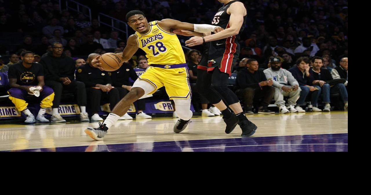 Hachimura and Davis help Lakers end 3-game skid with a 117-108 win over the Heat