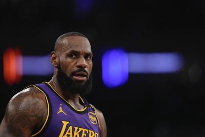 A 2,500th 3-pointer, a triple-double, Bronny's basket give LeBron James  another memorable MSG game