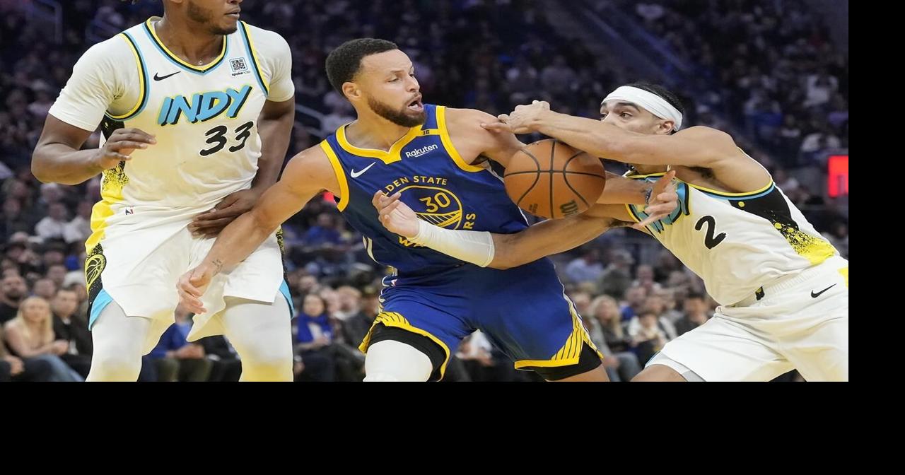 Myles Turner hits late 3-pointer, scores 23 as Pacers beat Warriors 111-105