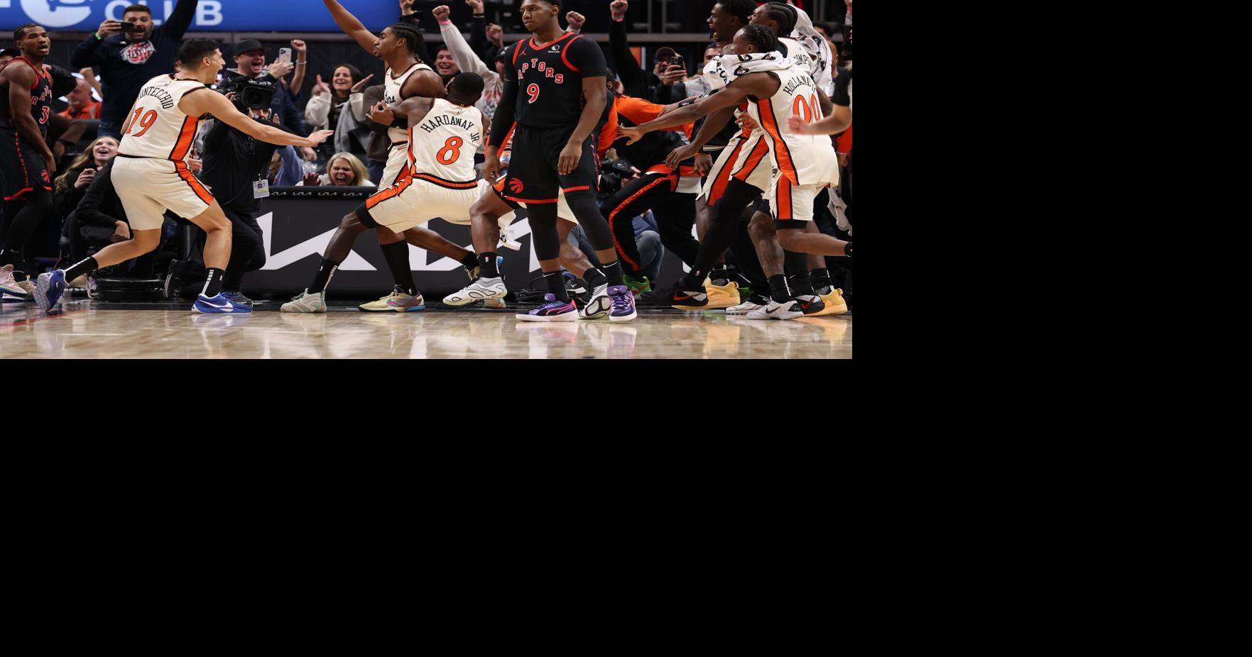 Raptors remain winless on road after dagger in Detroit