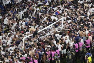 Paris Saint-Germain fined for fans' misconduct and 'UEFA mafia' flag at Champions League final