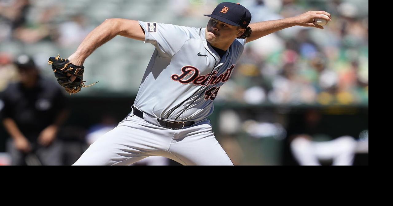 Brant Hurter helps the Tigers move back over .500 with a 2-1 victory over the Athletics