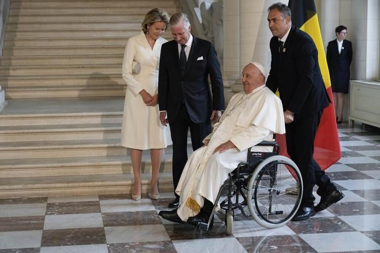 Pope gets an earful from Belgian king and abuse victims over scandals