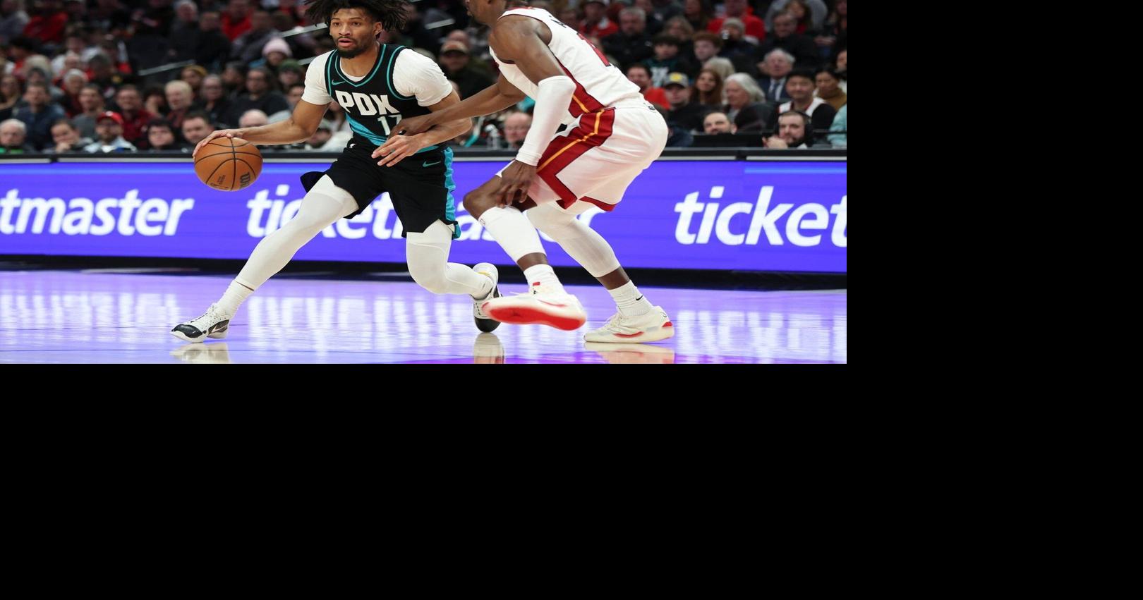 Sharpe scores 27 points as Trail Blazers beat Heat 127-110 for 4th straight win