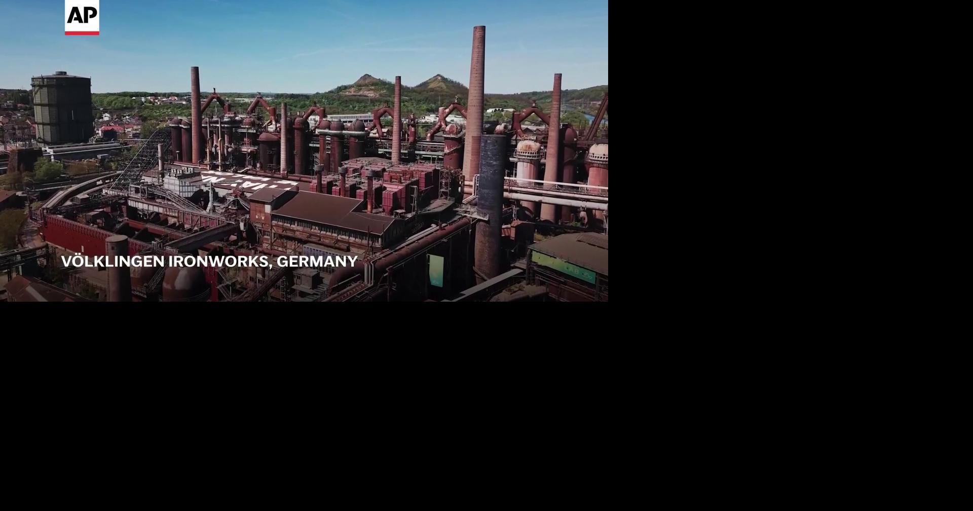 Dozens of artists bring new life to a gigantic former ironworks on UNESCO's world heritage list