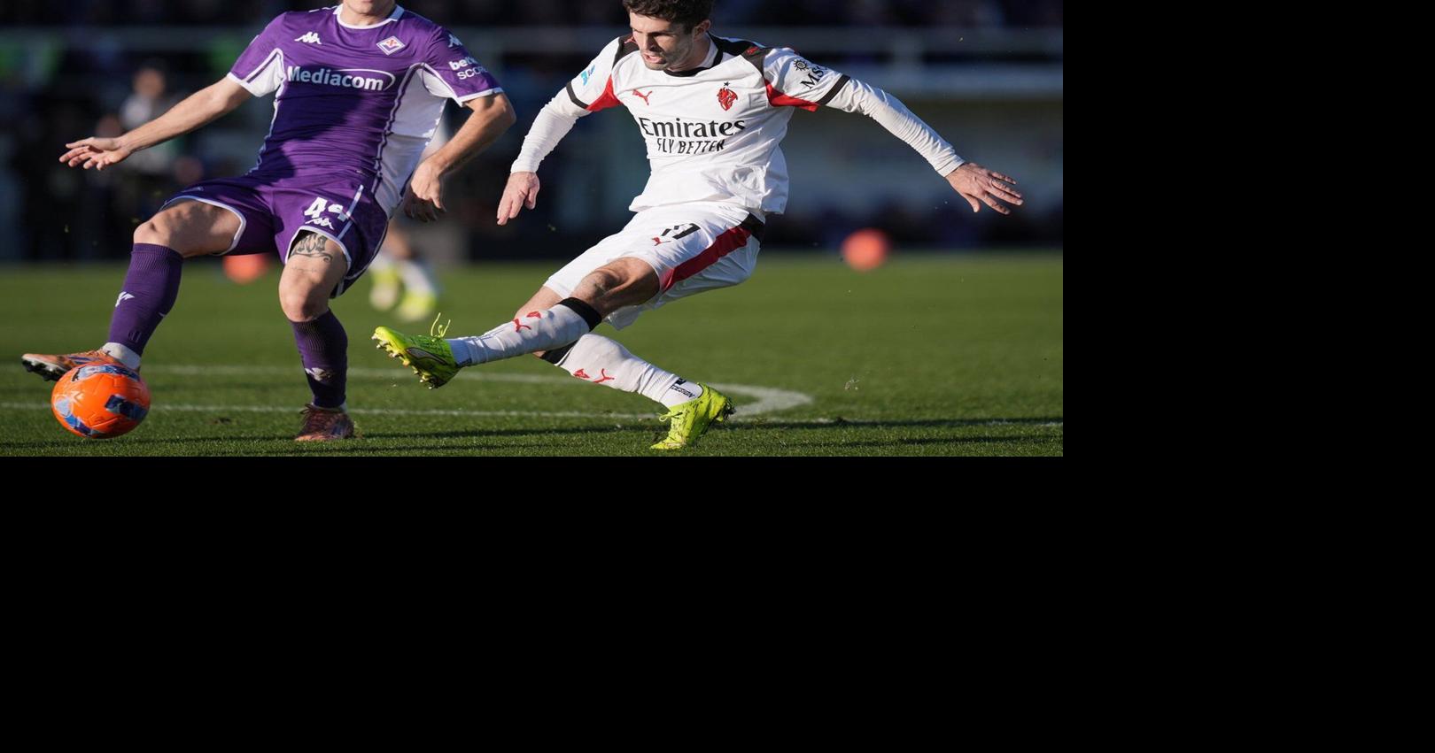 AC Milan extends unbeaten run to 18 matches with late equalizer at relegation-threatened Fiorentina