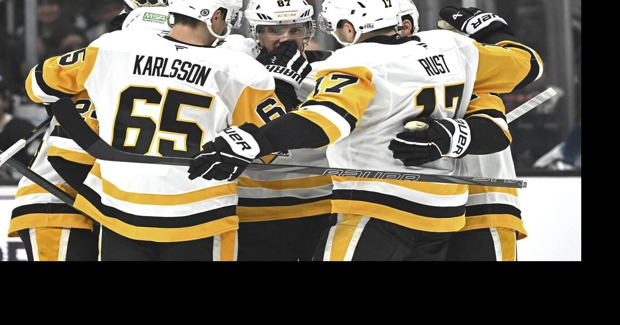 Crosby and Malkin lead Penguins to 5-1 victory, snapping Kings' 9-game home win streak