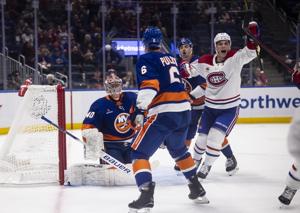Brandon Montour scores hat trick in Kraken's 8-2 rout of Canadiens