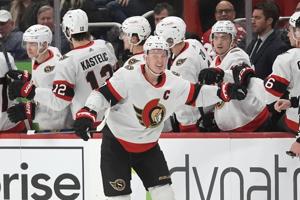 Pinto scores in OT to give Senators 3-2 win over Red Wings