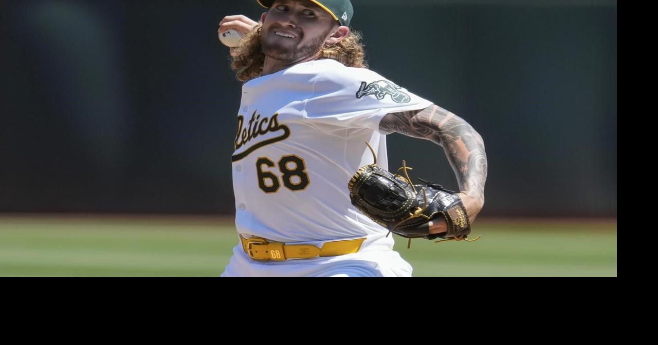 Strong start from Joey Estes, 4-run 4th inning push Athletics past Brewers 4-3 to avoid sweep
