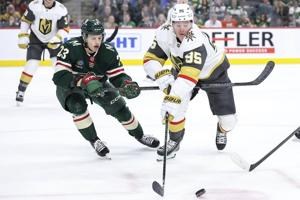 Victor Olofsson's 2nd 2-goal game of the season lifts the Golden Knights to a 3-2 win over the Wild