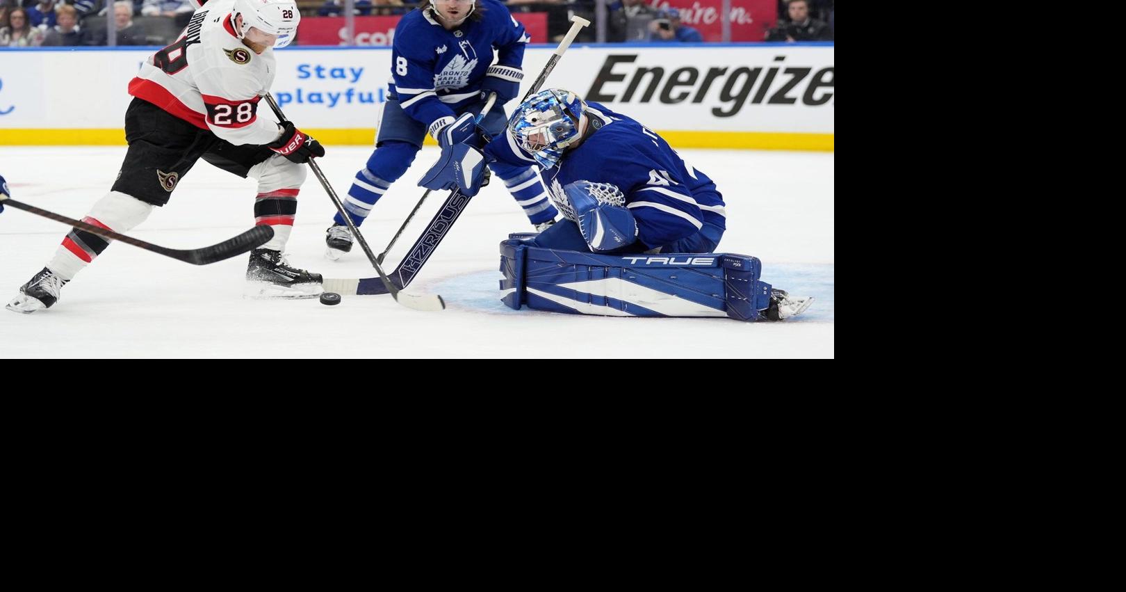Leafs goaltender Anthony Stolarz set to start Game 2 against Sens after day off