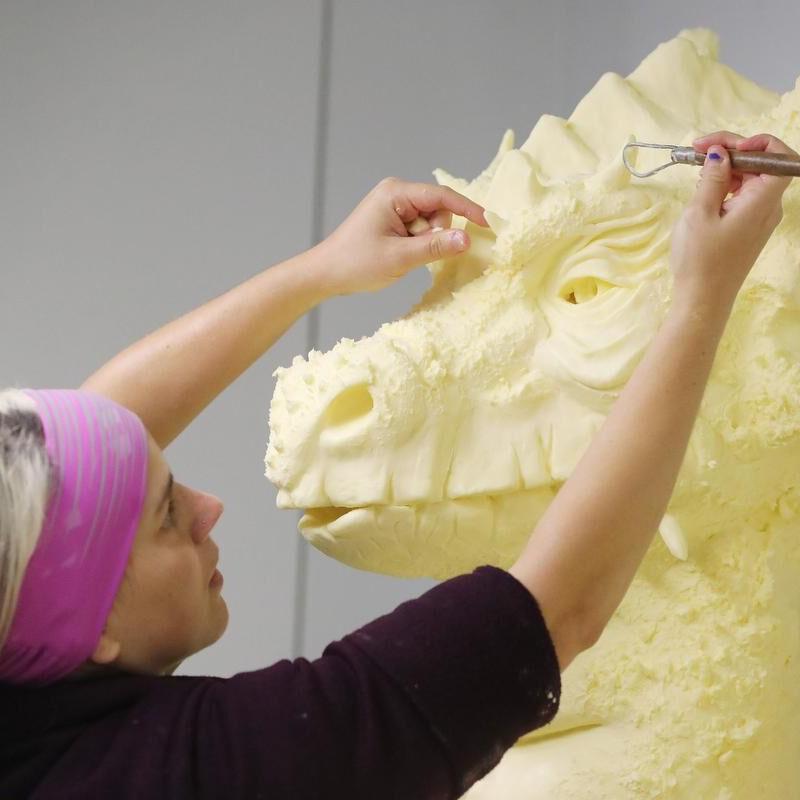 CNE butter sculptors tackle Trudeau, pandas and capybaras