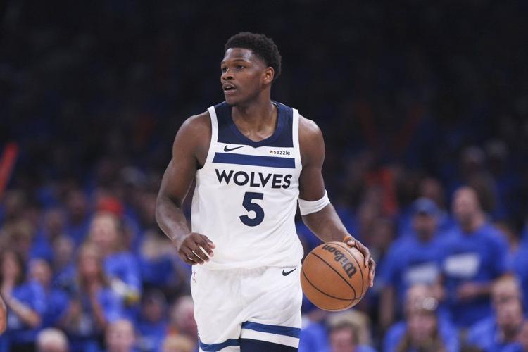 Edwards scores 32, but Thunder beat Timberwolves 118-103, go up 2-0 in Western Conference finals