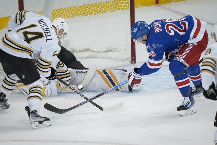 Vesey puts New York ahead, Krieder scores 2, Rangers beat Bruins 7-4 in  matchup of East's top teams