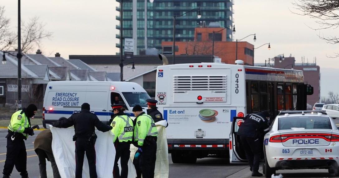 Female pedestrian dies after being hit by a bus in Brampton