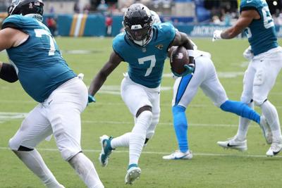 Jaguars WR Brian Thomas Jr. is trying to snap out of a sophomore slump after another costly drop