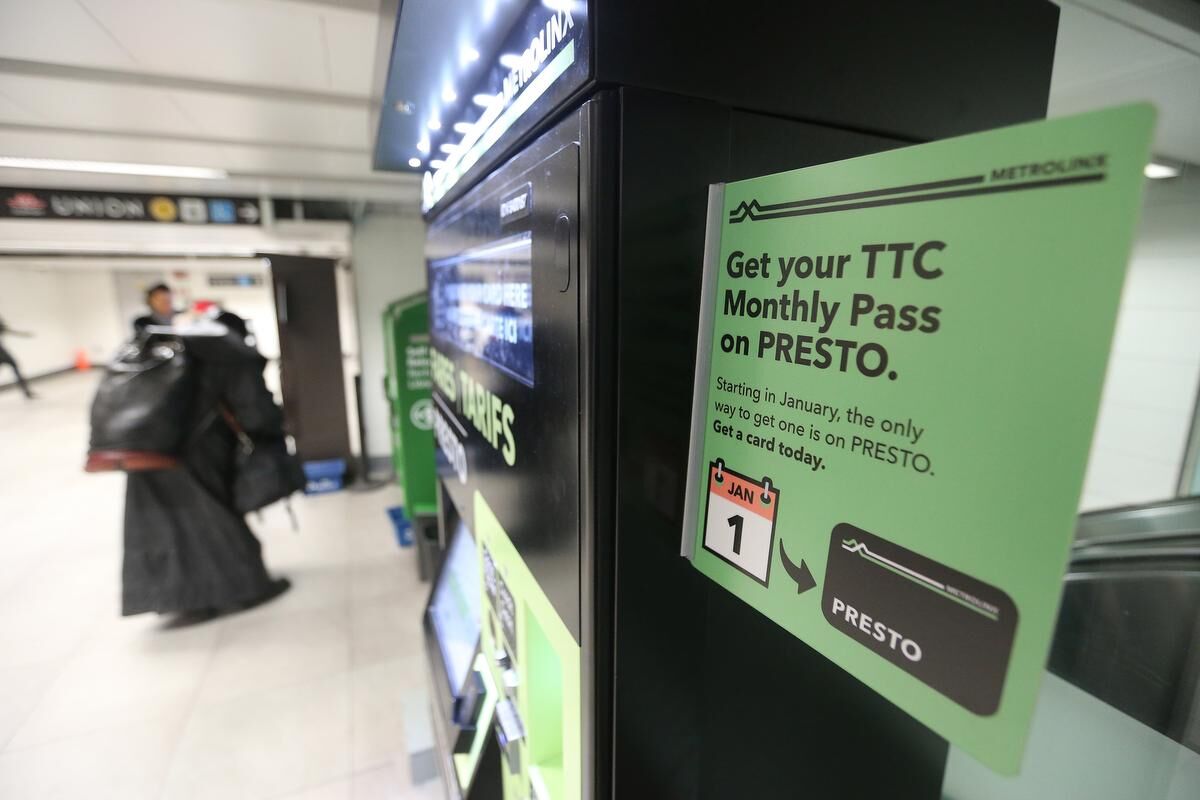 How much is 2024 monthly presto card