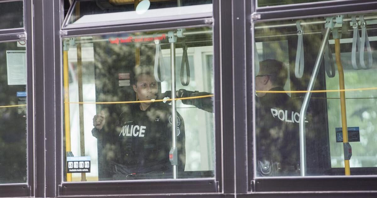 Man arrested after woman set on fire on TTC bus