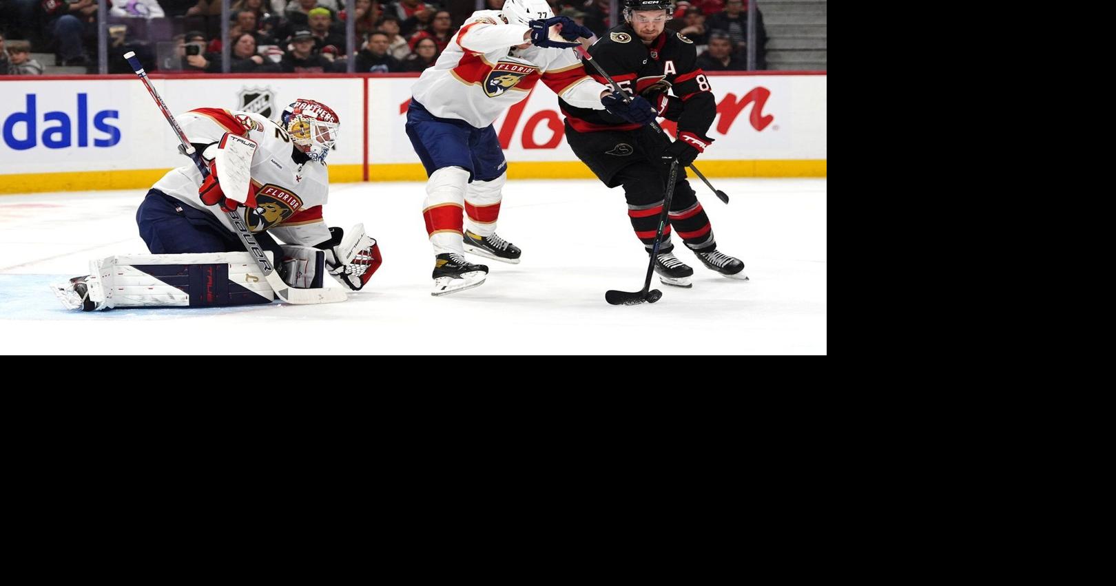 Forsberg stops 40 shots to lead Ottawa Senators past Florida Panthers 3-0