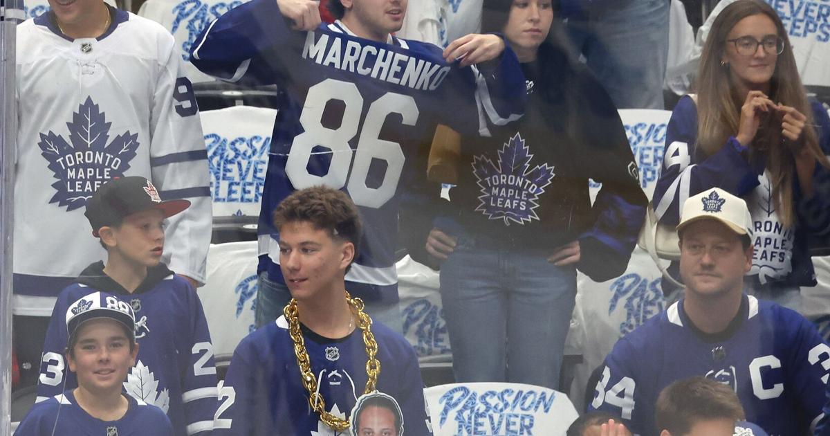 Maple Leafs fans get the full Kirill Marchenko experience in whirlwind ...