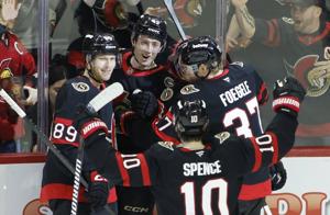 Batherson paces Senators to 7-4 win over Sharks
