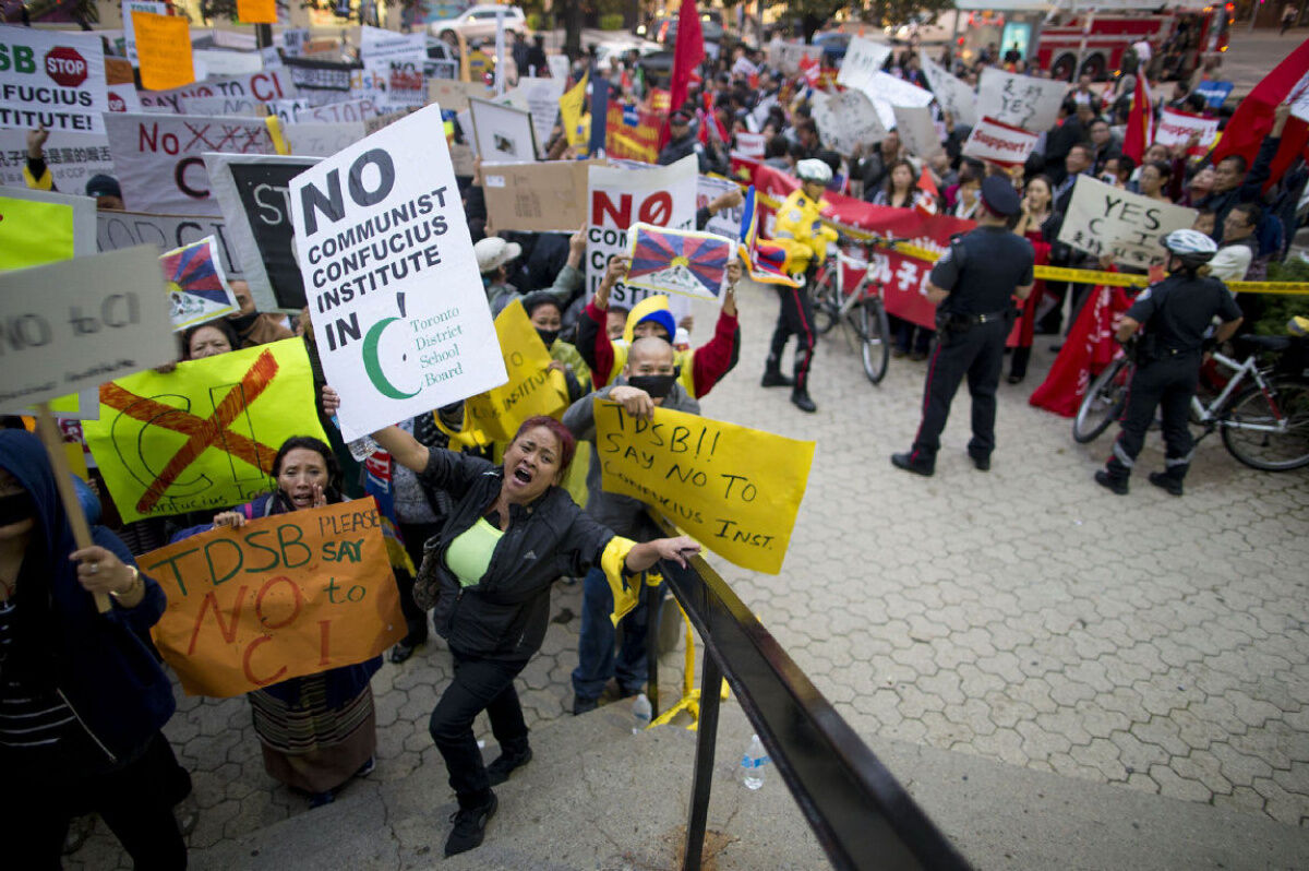 Departing Toronto school board drops Confucius deal