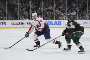 Johansson scores twice against former team, Wild beat Capitals 5-3 for 3rd straight win
