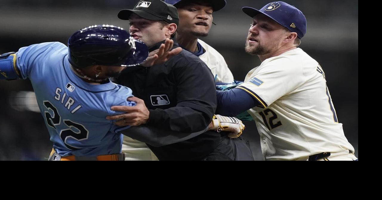 Brewers' Uribe suspended 6 games for brawl, Peralta 5 and Murphy 2 while Rays' Siri penalized 3