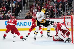 NHL roundup: Bryan Rust, Yegor Chinakhov lead streaking Penguins past Red Wings 4-1