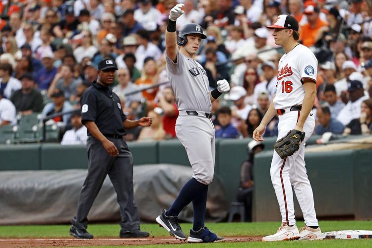 Rice's 10th-inning slam lifts Yankees over Orioles 7-1, keeping NY 2 behind in AL East