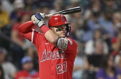 Mike Trout hits 400th home run to help Angels beat Rockies 3-0