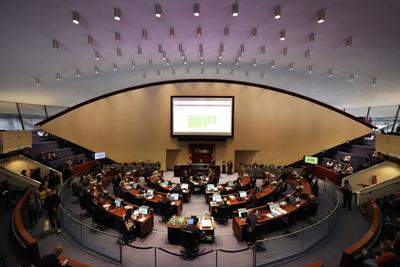 City council bubble debate.JPG