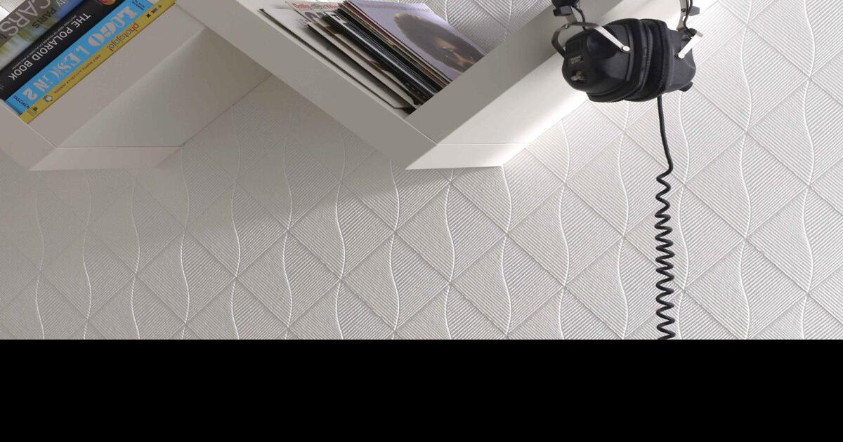 Textured wallpaper a modern solution to imperfect walls