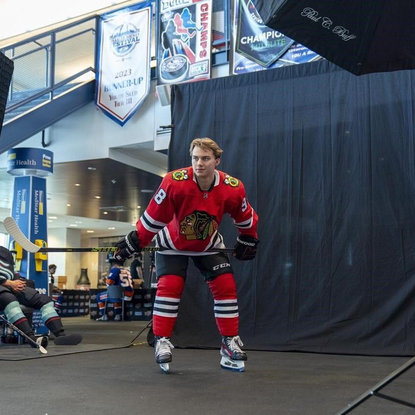 Chicago Blackhawks on X: Hockey Player Making His NHL Debut In Suit dot  jpeg #Blackhawks  / X