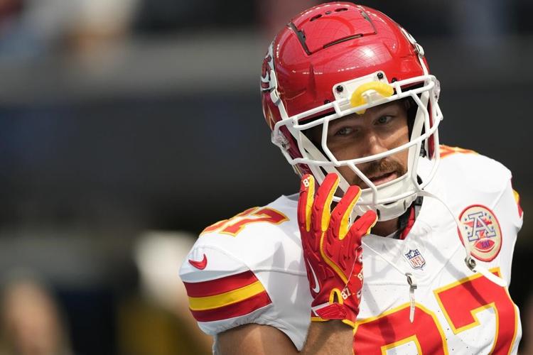Travis Kelce Kansas City Chiefs' career receptions leader with