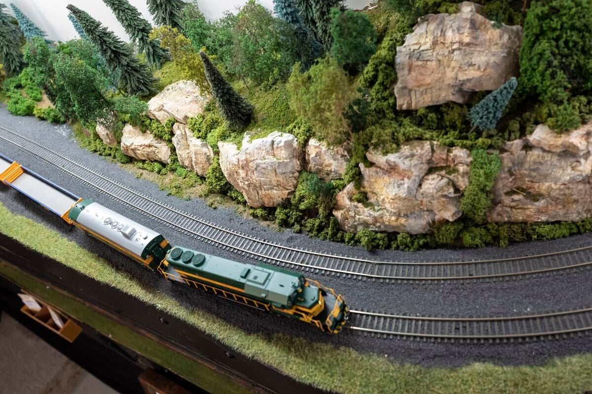 Model trains online