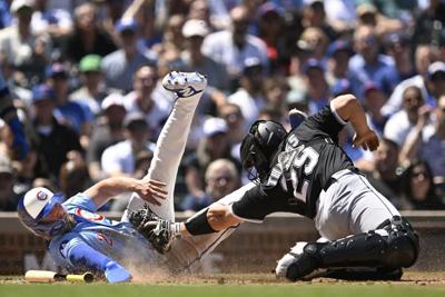 Crow-Armstrong drives in 6 as the Cubs pound the White Sox 13-3 at a windy Wrigley Field