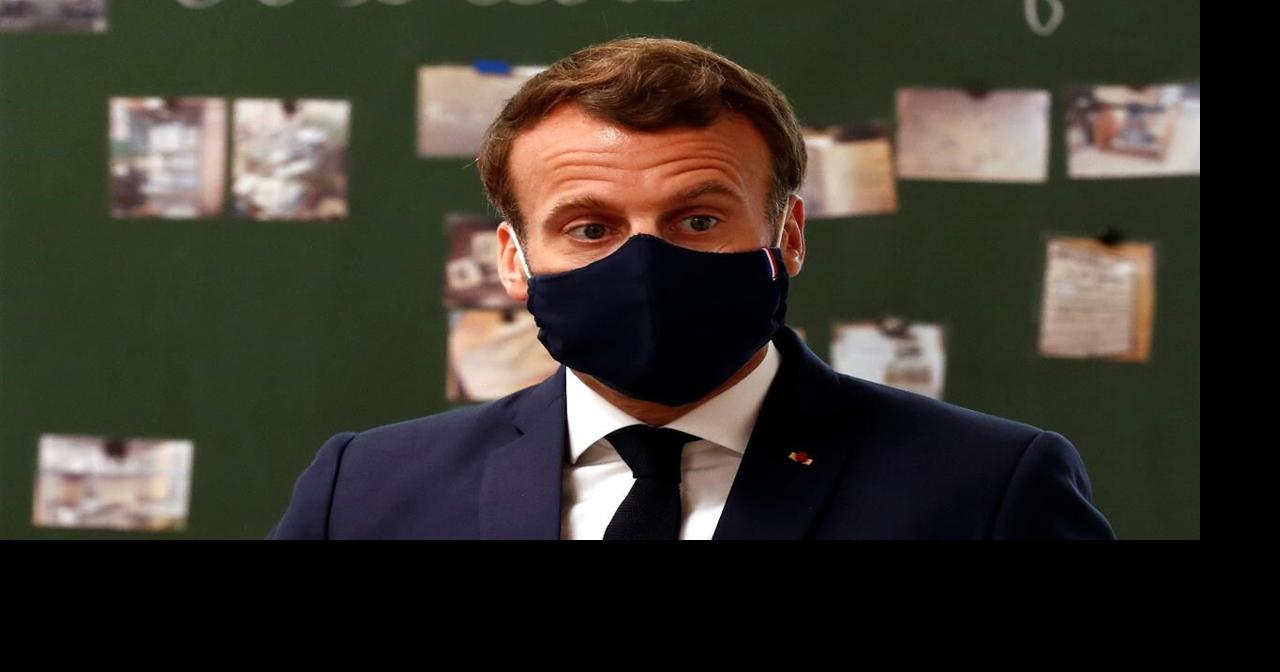 French President Emmanuel Macron makes mask-wearing an act of national ...
