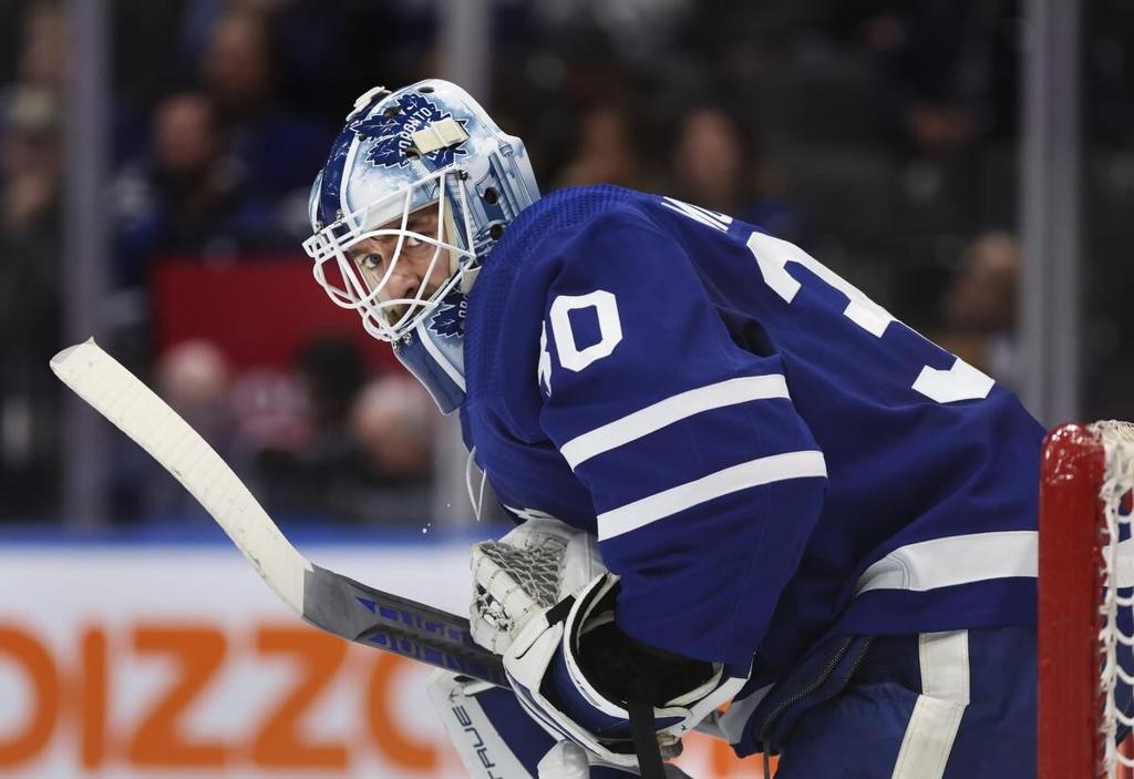 Leafs goalie Frederik Andersen returns to practice, could play Tuesday -  The Globe and Mail